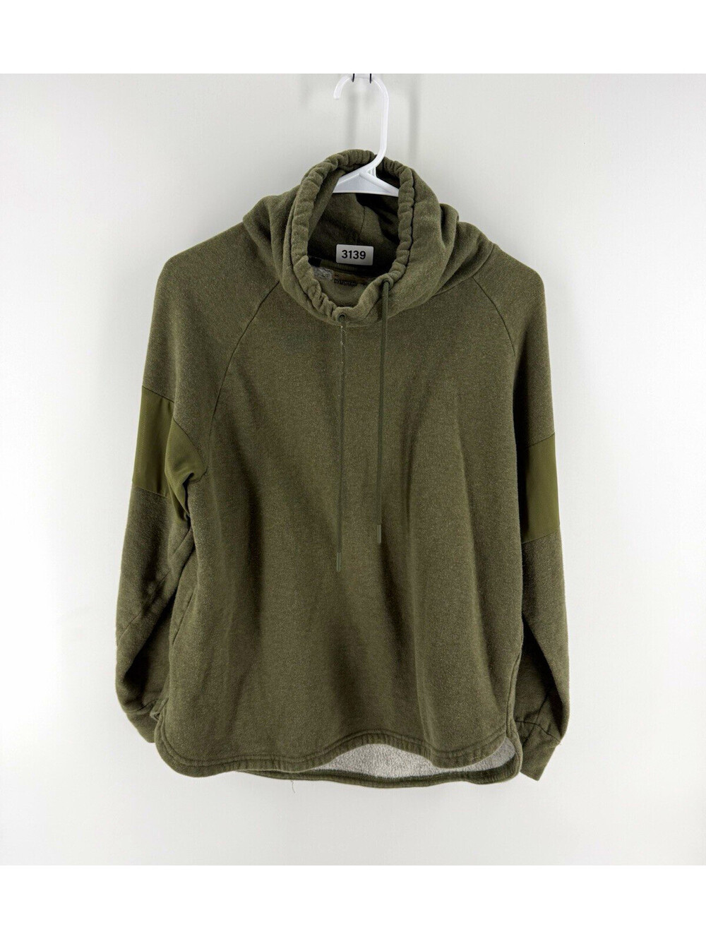 Gymshark Pullover Hoodie Green Solid Drawstring Hood Logo Size s